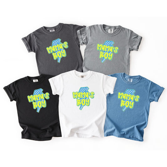 Lime Blue Mama's Boy